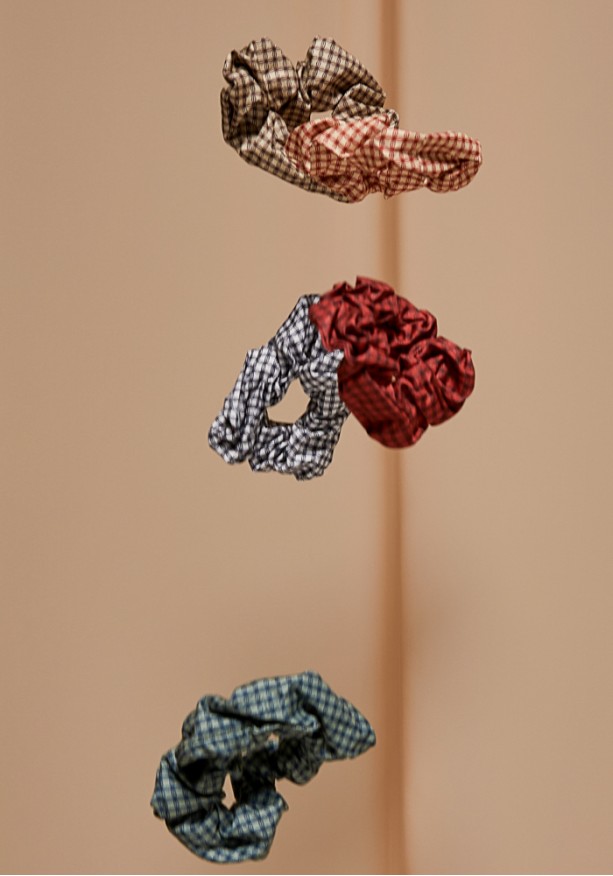 Scrunchies υφασμάτινα 2 τεμάχια
